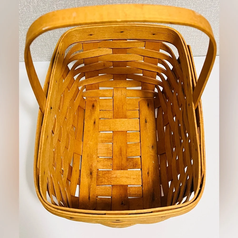 Longaberger 1999 Spring Farmhouse Wooden Basket - Picture 5 of 9